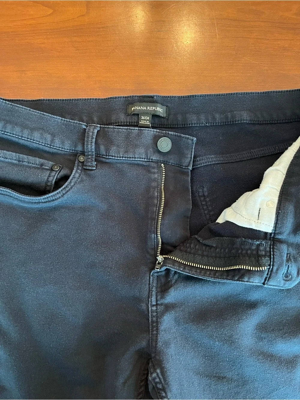 Banana Republic Soft Classic Black Denim Jeans Men’s 36x34